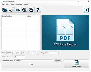 Small Screenshot of PDF Page Merger