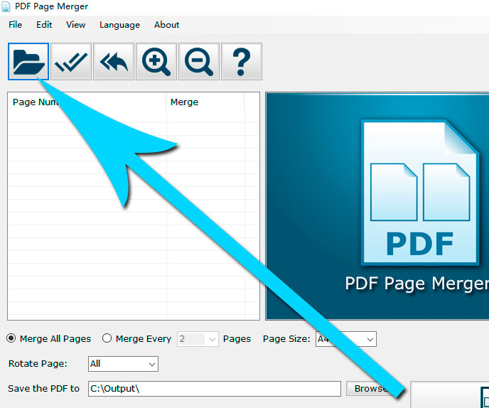 Open the merged PDF