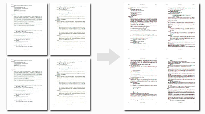 condense pdf pages into one